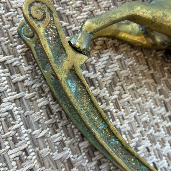 Vintage Brass Rocking Horse - Picture 8 of 15